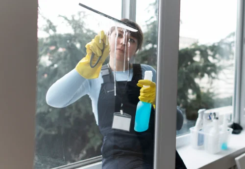 Nettoyage de vitres intérieures et extérieures à Clarens